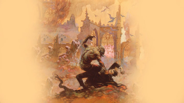 обоя фэнтези, _frank frazetta, frank, frazetta