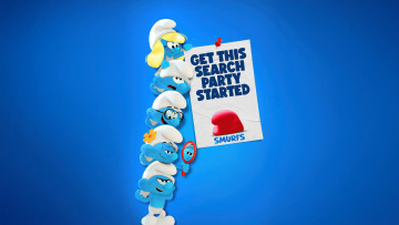 обоя мультфильмы, -unknown , разное, smurfs, movie