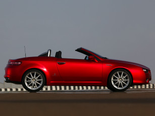 обоя автомобили, alfa romeo, spider, alfa, romeo, красный, 939e