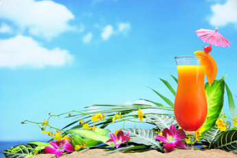 Картинка еда напитки +сок цветы сок апельсин напиток