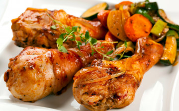Картинка еда мясные+блюда куриные жареные овощи ножки