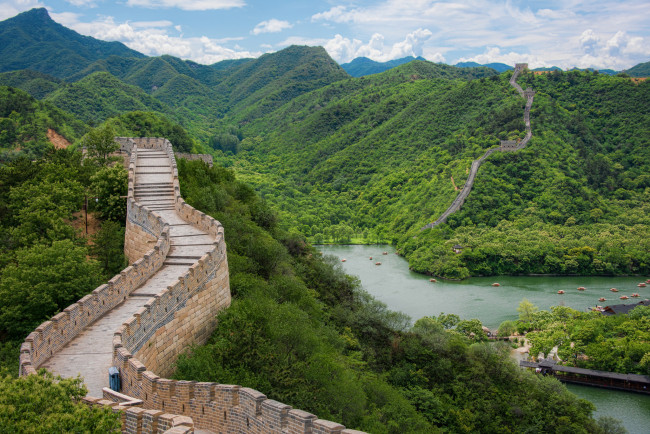 Обои картинки фото great wall of china, города, - исторические,  архитектурные памятники, фортпост, стена