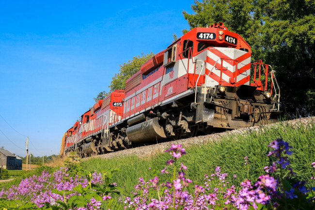 Обои картинки фото техника, поезда, состав, локомотив