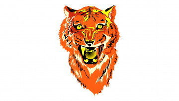 Картинка 295268 рисованное животные +тигры тигр