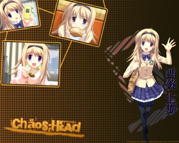 Обои картинки фото аниме, chaos, head