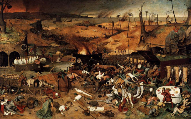 Обои картинки фото pieter, bruegel, триумф, смерти, рисованные