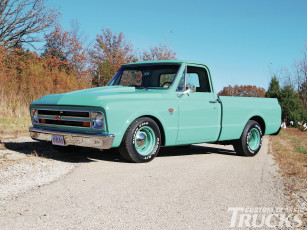 Картинка 1967 chevrolet c10 автомобили custom pick up