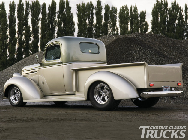 Обои картинки фото 1940, chevrolet, truck, автомобили, custom, pick, up