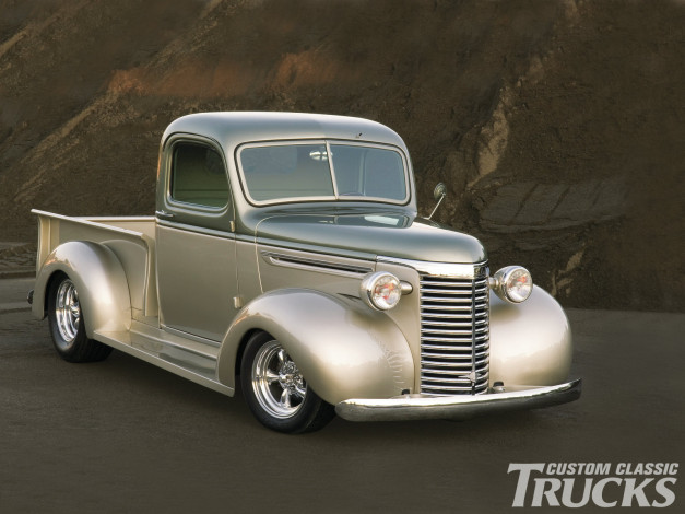 Обои картинки фото 1940, chevrolet, truck, автомобили, custom, pick, up