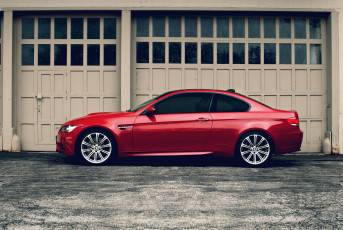 Картинка автомобили bmw m3 e92 red бмв красный