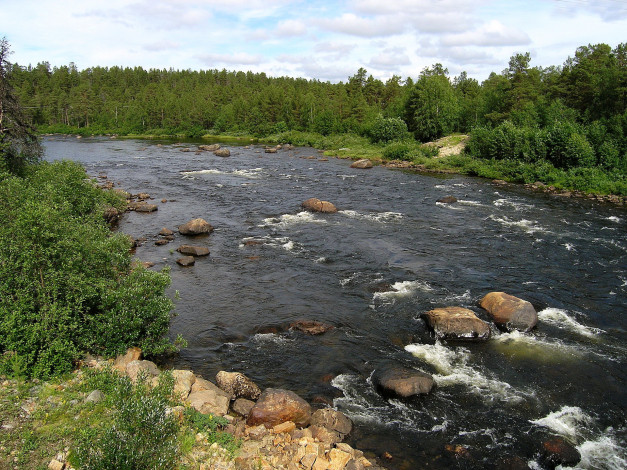 Обои картинки фото финляндия, природа, реки, озера, река