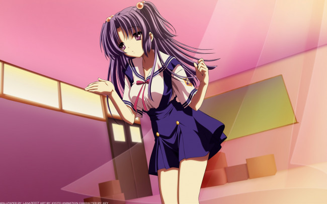 Обои картинки фото аниме, clannad