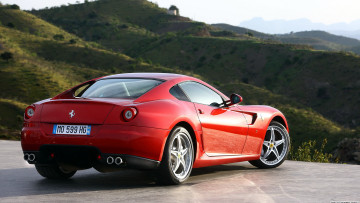 Картинка ferrari 599 gtb fiorano автомобили s p a гоночные спортивные италия