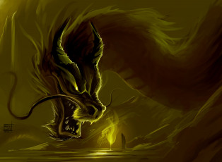 Картинка рисованные животные +сказочные +мифические дракон