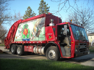 Картинка автомобили мусоровозы мусорщик