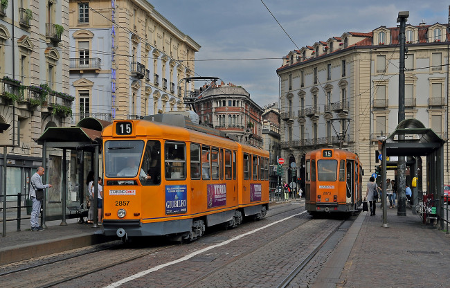 Обои картинки фото техника, трамваи, трамвай, рельсы, транспорт
