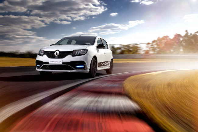 Обои картинки фото автомобили, renault, sandero, r, s, 2015г, светлый