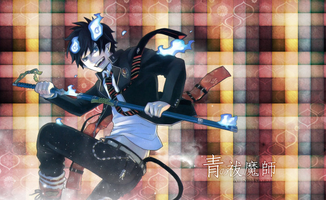 Обои картинки фото аниме, ao no exorcist, рин