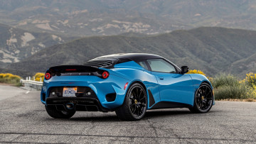 Картинка автомобили lotus лотус 2020 evora gt вид сзади суперкар