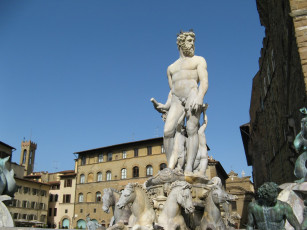 Картинка города памятники скульптуры арт объекты флоренция