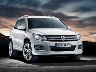 Картинка volkswagen tiguan line автомобили