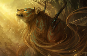 Картинка фэнтези существа лев