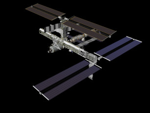 Картинка космос космические корабли станции мир станция