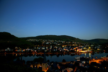 Картинка германия альф города огни ночного ночь фонари