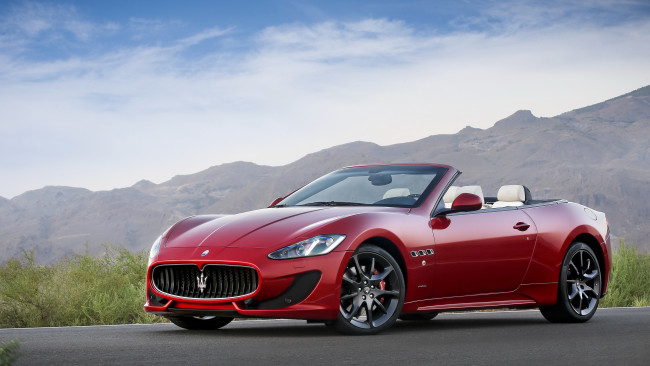 Обои картинки фото 2012, maserati, grancabrio, sport, автомобили, спорт