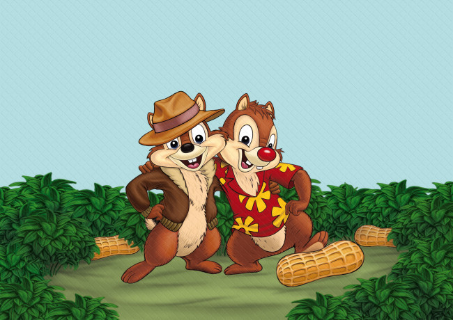 Обои картинки фото chip, `n, dale, rescue, rangers, мультфильмы, чип, и, дейл