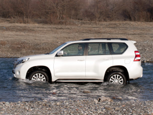 обоя автомобили, toyota, land, 2013г, 150, cis-spec, prado, cruiser, светлый