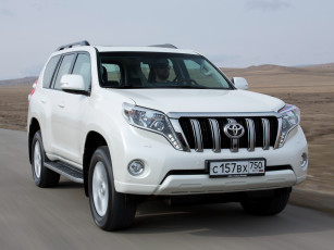 обоя автомобили, toyota, светлый, 2013г, 150, cis-spec, prado, cruiser, land