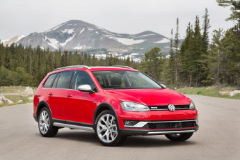 Картинка автомобили volkswagen 2017г golf alltrack north america