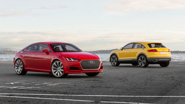 Обои картинки фото audi tt sportback concept 2014, автомобили, audi, 2014, concept, tt, sportback