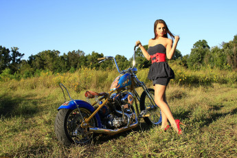 Картинка moto+girl мотоциклы мото+с+девушкой girl moto
