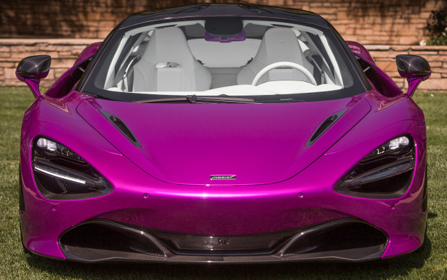 Обои картинки фото автомобили, mclaren, mso, 720s, coupe, fux, fuchsia