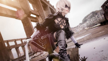 Картинка разное cosplay+ косплей cosplay андройд чулки nier automata