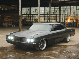 Картинка 1967 chevy chevelle автомобили chevrolet