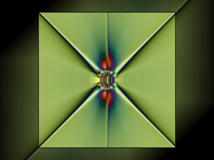 Картинка 3д графика fractal фракталы тёмный фон абстракция