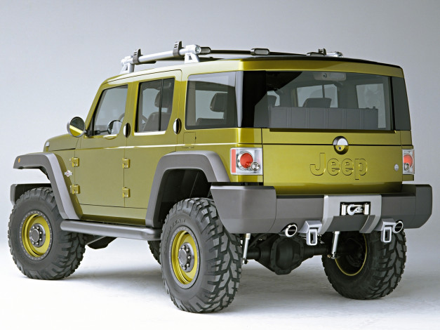 Обои картинки фото jeep rescue concept 2004, автомобили, jeep, 2004, внедорожник, concept, rescue