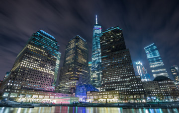 Картинка lower+manhattan +new+york города нью-йорк+ сша панорама небоскребы