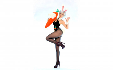Картинка девушки -+креатив +косплей костюм образ морковка