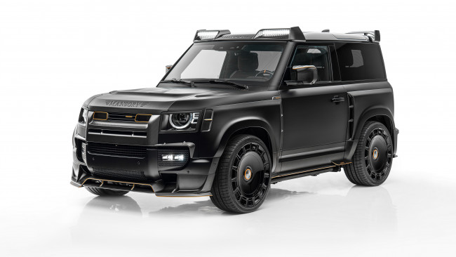 Обои картинки фото mansory land rover defender 90 black edition 2023, автомобили, land-rover, mansory, land, rover, defender90, black, edition, лэнд, ровер, тюнинг, внедорожник