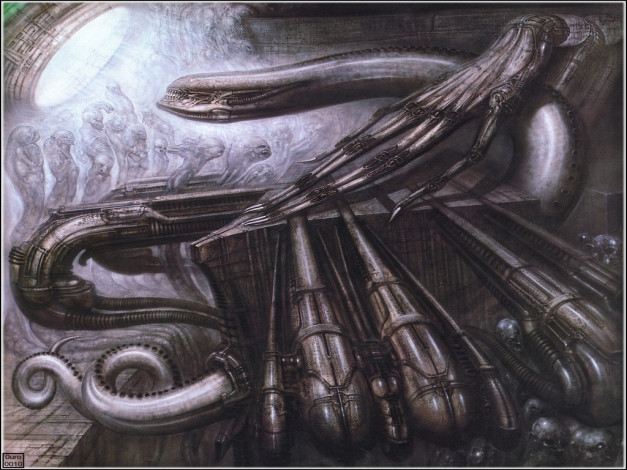 Обои картинки фото фэнтези, giger