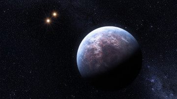 Картинка космос арт планета звёзды