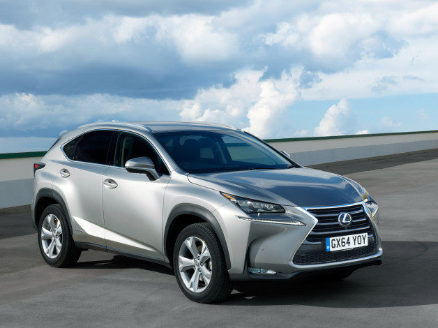 Обои картинки фото автомобили, lexus, 2014г, uk-spec, 300h, nx