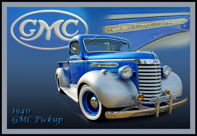 Обои картинки фото 1940 gmc pickup, автомобили, custom pick-up, история, автомобилестроение