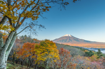 Картинка природа горы небо осень