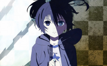 обоя аниме, black rock shooter, арт, kuroi, mato, black, rock, shooter