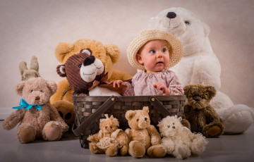 Картинка разное дети ребенок шляпа корзина игрушки